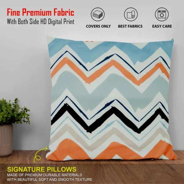 3-min_125_11zon Multicolor Geometrical Printed Graphic Cotton Cushion Covers16x16 Inch_Set Of 4 - Image 3
