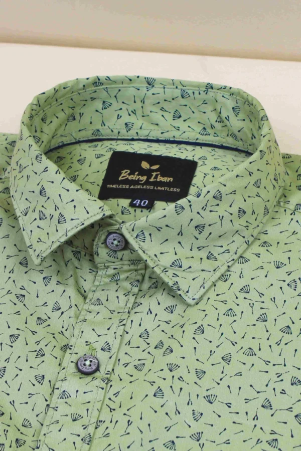 3-min_2_11zon Casual Shirt for Men | Shirt for Men | Men Stylish Shirt | Men Printed Shirt | Men Print Shirt | Micro Print Slim Fit Shirt For Men's - Image 5
