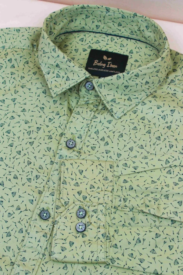 4-min_3_11zon Casual Shirt for Men | Shirt for Men | Men Stylish Shirt | Men Printed Shirt | Men Print Shirt | Micro Print Slim Fit Shirt For Men's - Image 3