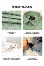 Casual Shirt for Men | Shirt for Men | Men Stylish Shirt | Men Printed Shirt | Men Print Shirt | Micro Print Slim Fit Shirt For Men's - Image 6