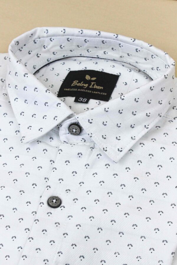 Casual Shirt for Men | Shirt for Men | Men Stylish Shirt | Men Printed Shirt | Men Print Shirt | Men's Shirt_White - Image 2