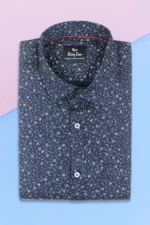 Casual Shirt for Men | Shirt for Men | Men Stylish Shirt | Men Printed Shirt | Men Print Shirt | Blue Full Sleeve Printed Shirt For Men's