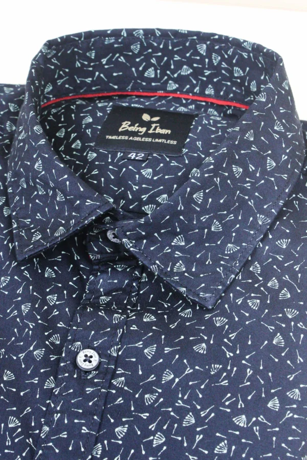 Casual Shirt for Men | Shirt for Men | Men Stylish Shirt | Men Printed Shirt | Men Print Shirt |  Blue Full Sleeve Printed Shirt For Men's - Image 5