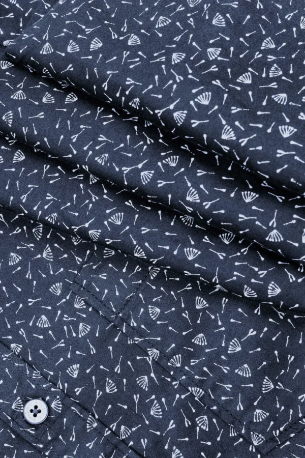 Casual Shirt for Men | Shirt for Men | Men Stylish Shirt | Men Printed Shirt | Men Print Shirt |  Blue Full Sleeve Printed Shirt For Men's - Image 3