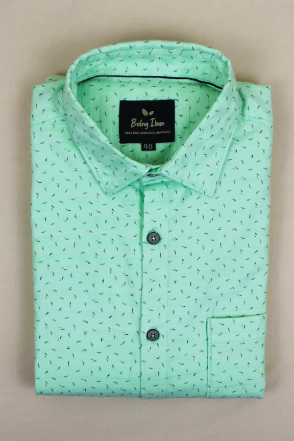 80000045960_1-min_13_11zon Casual Shirt for Men | Shirt for Men | Men Stylish Shirt | Men Printed Shirt | Men Print Shirt | Micro Print Slim Fit Shirt For Men's - Image 1