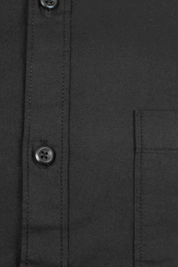 Mens Full Sleeve Casual Shirts | Stylish Black Shirts |Formal Shirts|Solid Black Shirt For Men - Image 6