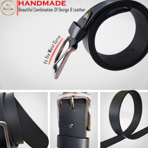 Mens Leather Wallet and Leather Belt Combo | Leather Wallet and Belt Combo Pack | Wallet and Belt Gift Set,Gift for Friend, Boyfriend,Husband,Father, Son etc - Image 3