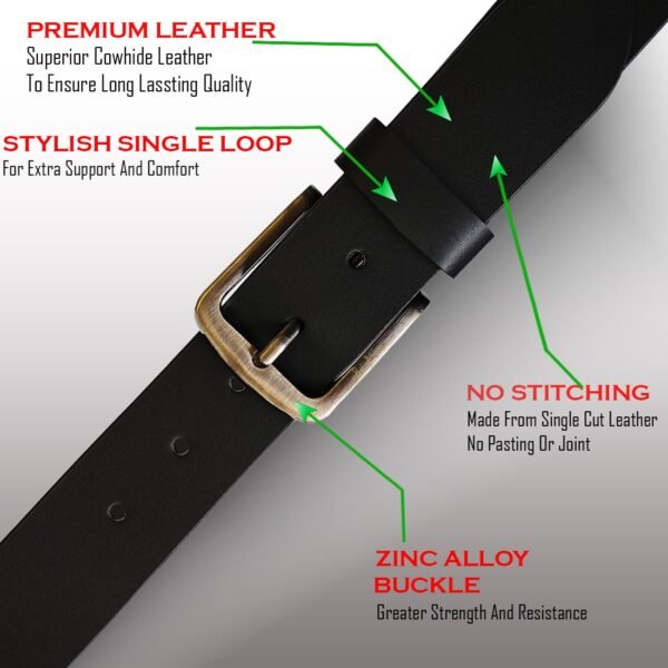 Mens Leather Wallet and Leather Belt Combo | Leather Wallet and Belt Combo Pack | Wallet and Belt Gift Set,Gift for Friend, Boyfriend,Husband,Father, Son etc - Image 7