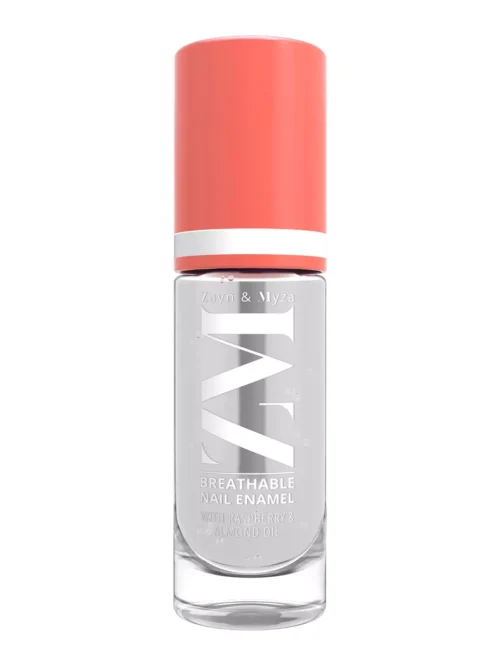 ZM Zayn & Myza Breathable Nail Enamel - Top Glaze | Smooth Application | Quick-Drying I Longlasting I Chip-Defiant I Water Permeable | Glossy Finish | 100% Vegan, 6 ml