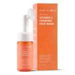 ZM Vitamin C Foaming Face wash | For glowing skin | Exfoliator Brush for Deep Cleansing | Brightening Face wash for men & women | All skin types - 100 ml