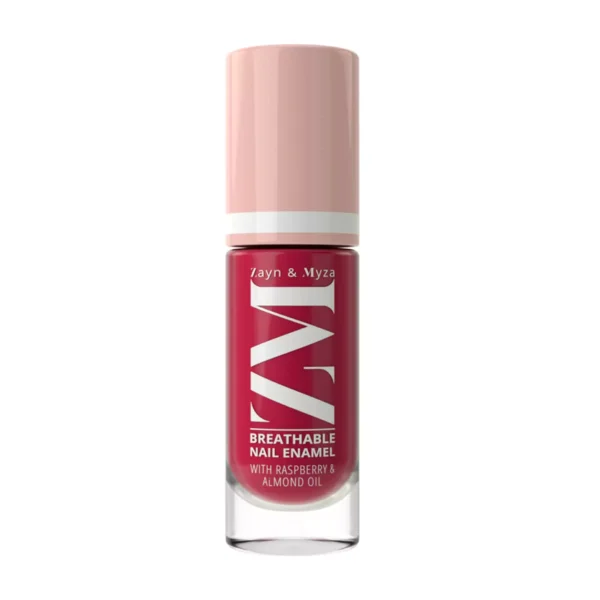 ZM Zayn & Myza Breathable Nail Enamel - Strawberry Jelly | Smooth Application | Quick-Drying I Longlasting I Chip-Defiant I Water Permeable | Glossy Finish | 100% Vegan, 6 ml - Image 9
