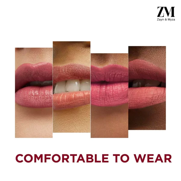 8904390205583-4-65cb17fb9ecc2 ZM Zayn & Myza Transfer-Proof Power Matte Finish, Liquid Lip Colour, 6ml (Rosewood Nude) - Image 4