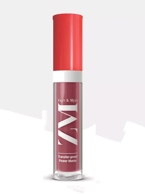 ZM Zayn & Myza Transfer-Proof Power Matte Finish, Liquid Lip Colour, 6 ml (Merry Mauve)