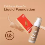 ZM Zayn & Myza Game Face On | 12Hrs Lasting, Hydrating & Waterproof | SPF 25 Liquid Foundation (Sand, 30 ml) - Image 2