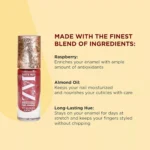ZM Zayn & Myza Breathable Nail Enamel With Raspberry & Almond Oil, Ruby Red 7ml - Image 5