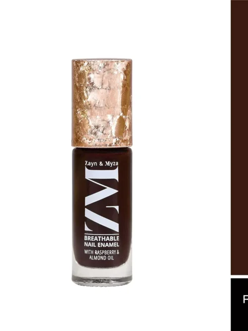 ZM Zayn & Myza Breathable Nail Enamel With Raspberry & Almond Oil, Royal Red 7ml