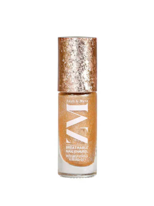 ZM Zayn & Myza Breathable Nail Enamel - Fling Bling | Smooth Application | Quick-Drying I Longlasting I Chip-Defiant I Water Permeable | Glossy Finish | 100% Vegan, 6 ml