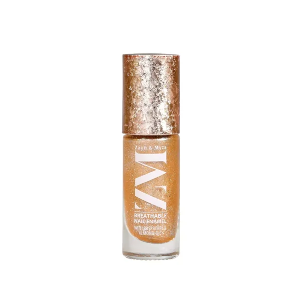 8904390208096_1 ZM Zayn & Myza Breathable Nail Enamel - Fling Bling | Smooth Application | Quick-Drying I Longlasting I Chip-Defiant I Water Permeable | Glossy Finish | 100% Vegan, 6 ml - Image 1
