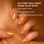 ZM Zayn & Myza Breathable Nail Enamel - Fling Bling | Smooth Application | Quick-Drying I Longlasting I Chip-Defiant I Water Permeable | Glossy Finish | 100% Vegan, 6 ml - Image 3