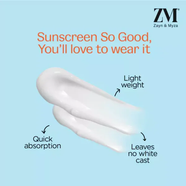 ZM Zayn & Myza UV Expert Hydrating Gel Sunscreen With Vitamin C SPF 50 - Image 7