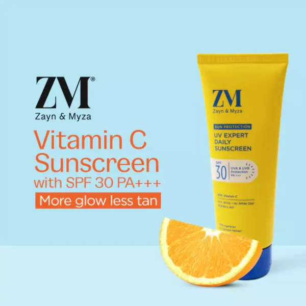 ZM Zayn & Myza UV Expert Daily Sunscreen With Vitamin C SPF 30 - Image 5