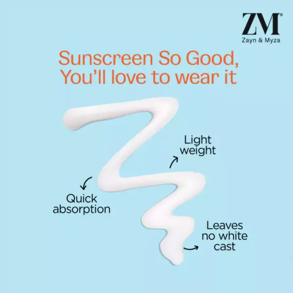 ZM Zayn & Myza UV Expert Daily Sunscreen With Vitamin C SPF 30 - Image 6