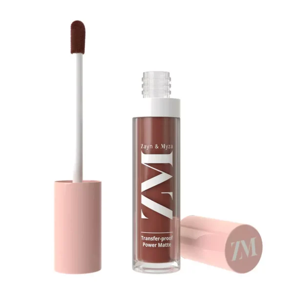 ZM Transfer-Proof Power Matte Finish, Liquid Lip Colour, Wooed By Nude, 6 ml - Image 1