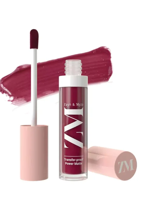 ZM Transfer-Proof Power Matte Finish, Liquid Lip Colour, Toasted Berry, 6 ml