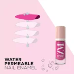 ZM Zayn & Myza Breathable Nail Enamel - Pink Popsicle | Smooth Application | Quick-Drying I Longlasting I Chip-Defiant I Water Permeable | Glossy Finish | 100% Vegan, 6 ml - Image 4