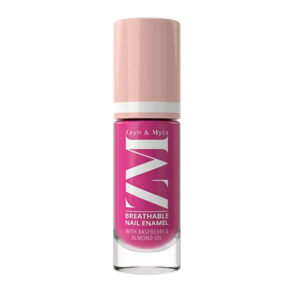 8904406197666_7 ZM Zayn & Myza Breathable Nail Enamel - Pink Popsicle | Smooth Application | Quick-Drying I Longlasting I Chip-Defiant I Water Permeable | Glossy Finish | 100% Vegan, 6 ml - Image 8