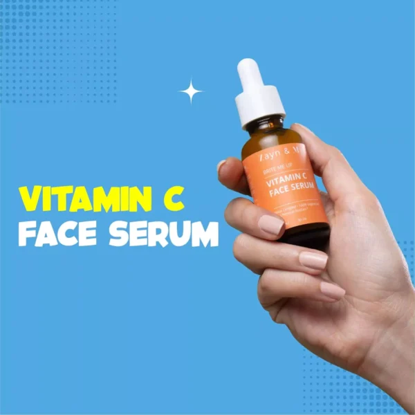 ZM Zayn & Myza Vitamin C Face Serum | Brightening Serum For Glowing skin | Revives dull skin|Fades pigmentation & dark spots | For all skin types - 30 ml - Image 2