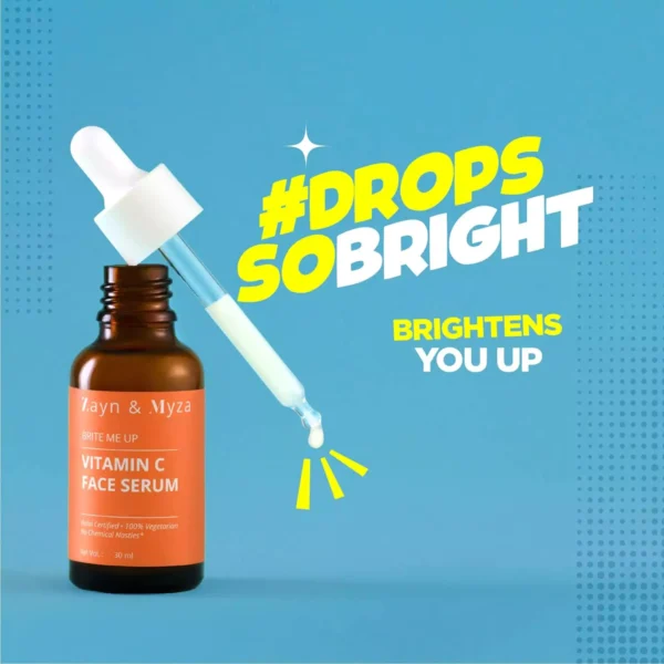 ZM Zayn & Myza Vitamin C Face Serum | Brightening Serum For Glowing skin | Revives dull skin|Fades pigmentation & dark spots | For all skin types - 30 ml - Image 3