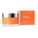 ZM Zyan & Myza Vitamin C Night Cream | Brightening Cream For Rejuvenated & Glowing skin | Fades Dark Spots | For all skin types | SLS & Paraben free - 50gm