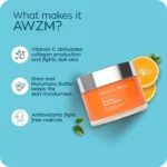 ZM Zyan & Myza Vitamin C Night Cream | Brightening Cream For Rejuvenated & Glowing skin | Fades Dark Spots | For all skin types | SLS & Paraben free - 50gm - Image 3
