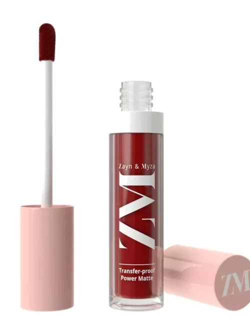 ZM Transfer-Proof Power Matte Finish, Liquid Lip Colour, Power Red, 6 ml