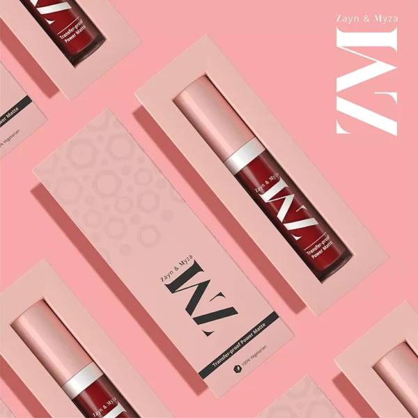 ZM Transfer-Proof Power Matte Finish, Liquid Lip Colour, Power Red, 6 ml - Image 6
