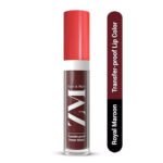 ZM Transfer-Proof Power Matte Finish, Liquid Lip Colour, Royal Maroon, 6 ml