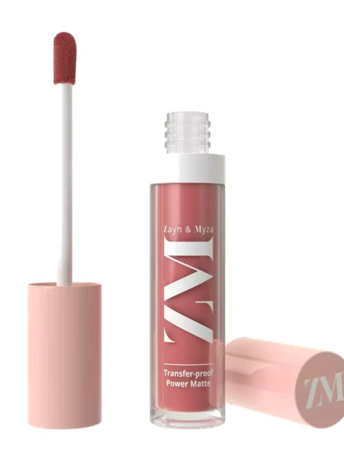 ZM Transfer-Proof Power Matte Finish, Liquid Lip Colour, Rose Pink, 6 ml