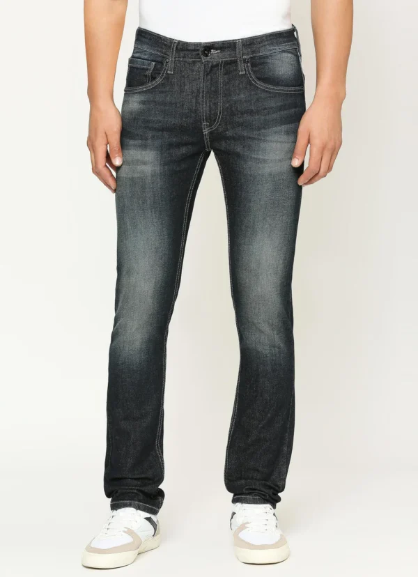 Pepe Jeans Men's Vapour Slim Fit Mid Waist Lightly Fade Jeans - Image 2