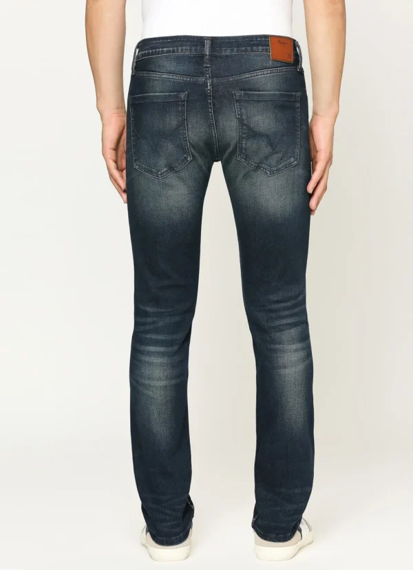 Pepe Jeans Men's Vapour Slim Fit Mid Waist Lightly Fade Jeans - Image 3