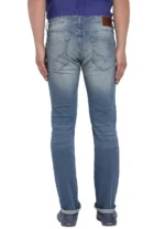 Pepe Jeans Men's Vapour Slim Fit Mid Waist Lightly Fade Jeans Blue - Image 3