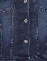 Pepe Jeans Women Navy Blue Solid Denim Jacket - Image 5