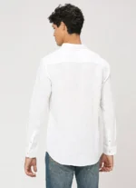 PEPE JEANS WHITE PATCH POCKET FULL SLEEVE SHIRT - Image 4