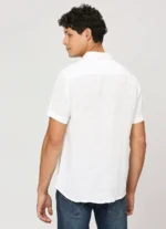 PEPE JEANS WHITE PATCH POCKET SHORT SLEEVE SHIRT - Image 3