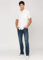 PEPE JEANS WHITE PATCH POCKET SHORT SLEEVE SHIRT - Image 6