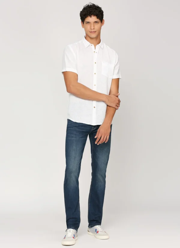 PEPE JEANS WHITE PATCH POCKET SHORT SLEEVE SHIRT - Image 7