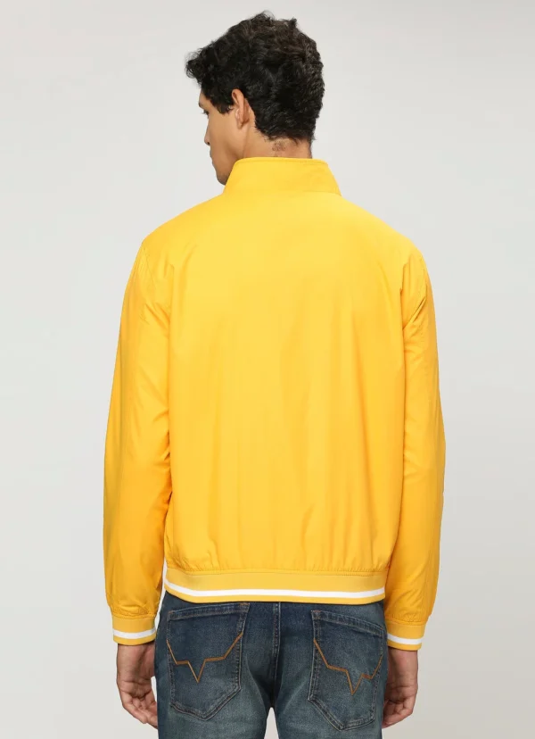 PEPE JEANS YELLOW LIGHTWEIGHT FULL SLEEVE JACKET - Image 3
