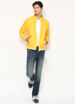 PEPE JEANS YELLOW LIGHTWEIGHT FULL SLEEVE JACKET - Image 6