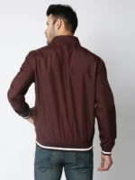 PEPE JEANS BURGUNDY LIGHTWEIGHT FULL SLEEVE JACKET - Image 6