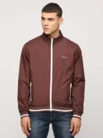 PEPE JEANS BURGUNDY LIGHTWEIGHT FULL SLEEVE JACKET - Image 7